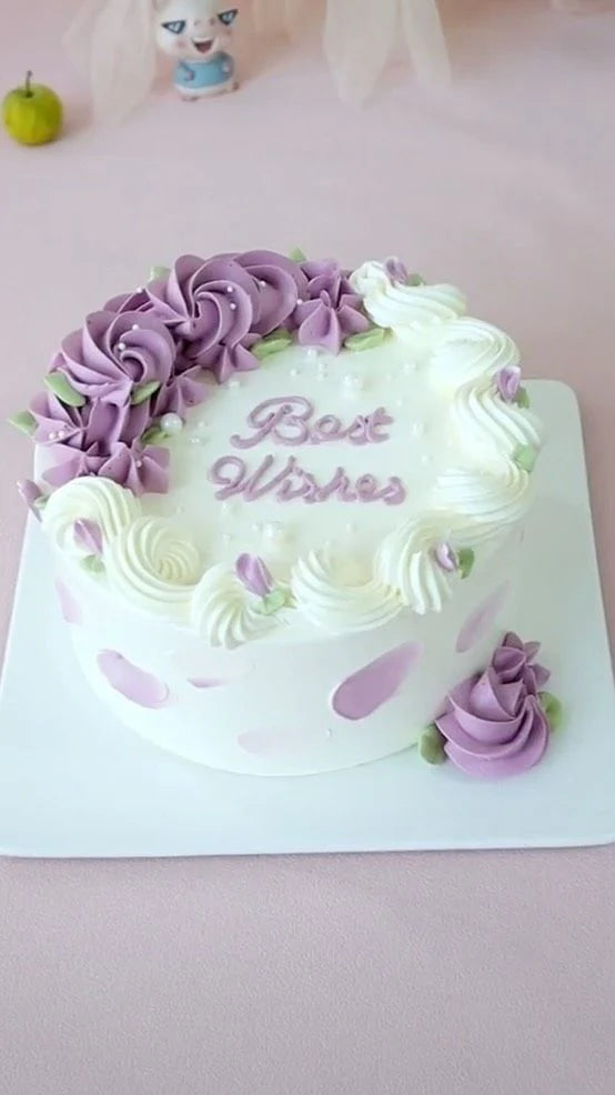 Purple Rose Cake