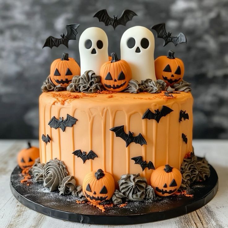 Pumpkins And Ghosts