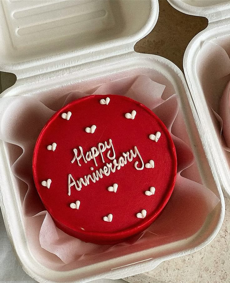 Red Round Cake