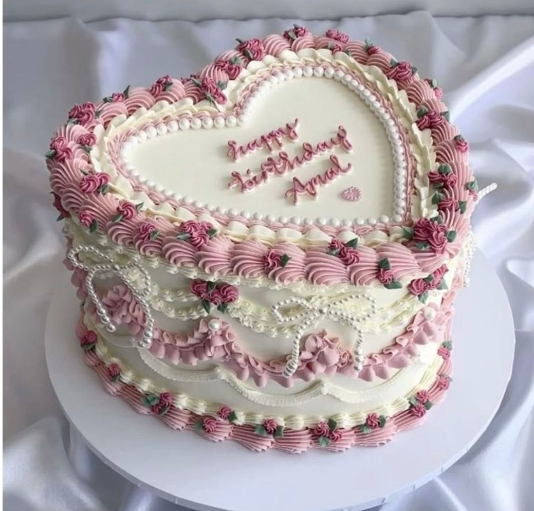 Vintage birthday cake