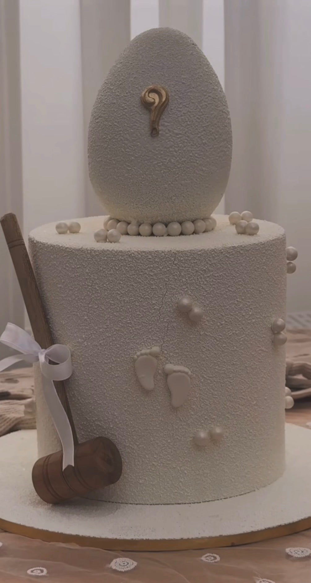 Gender reveal cake