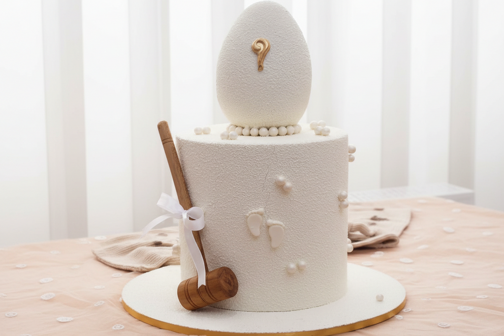 Gender reveal cake