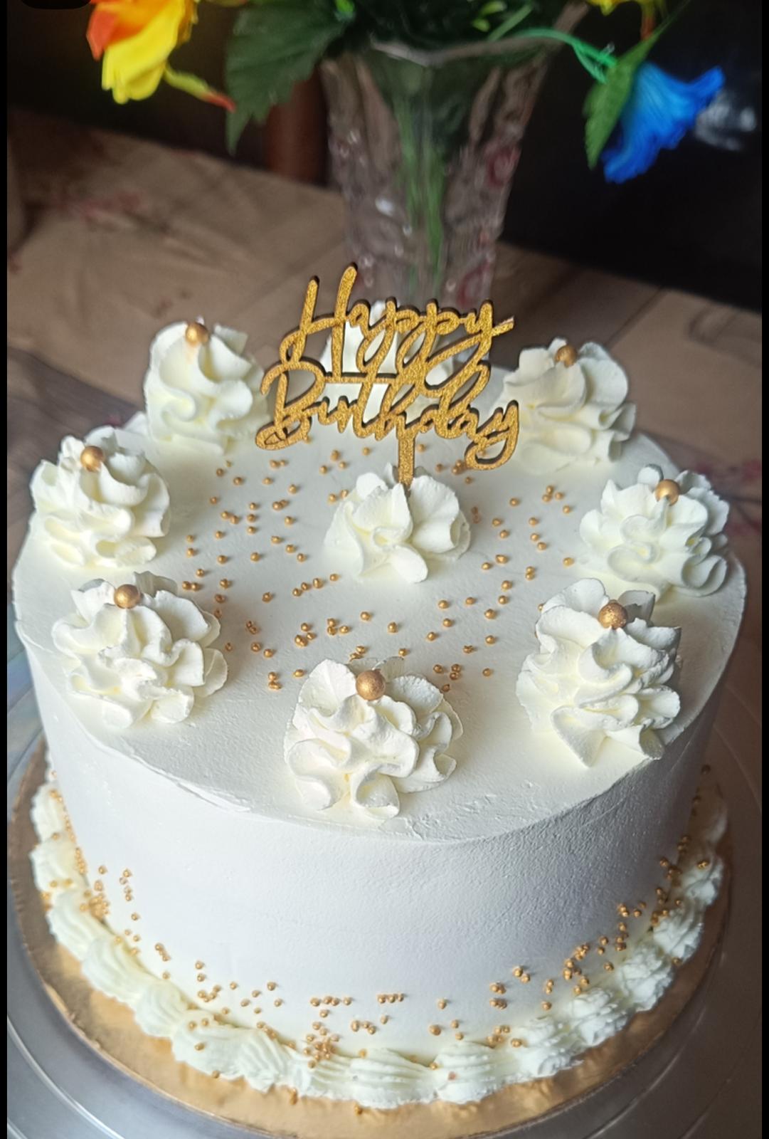 Vanilla sponge cake